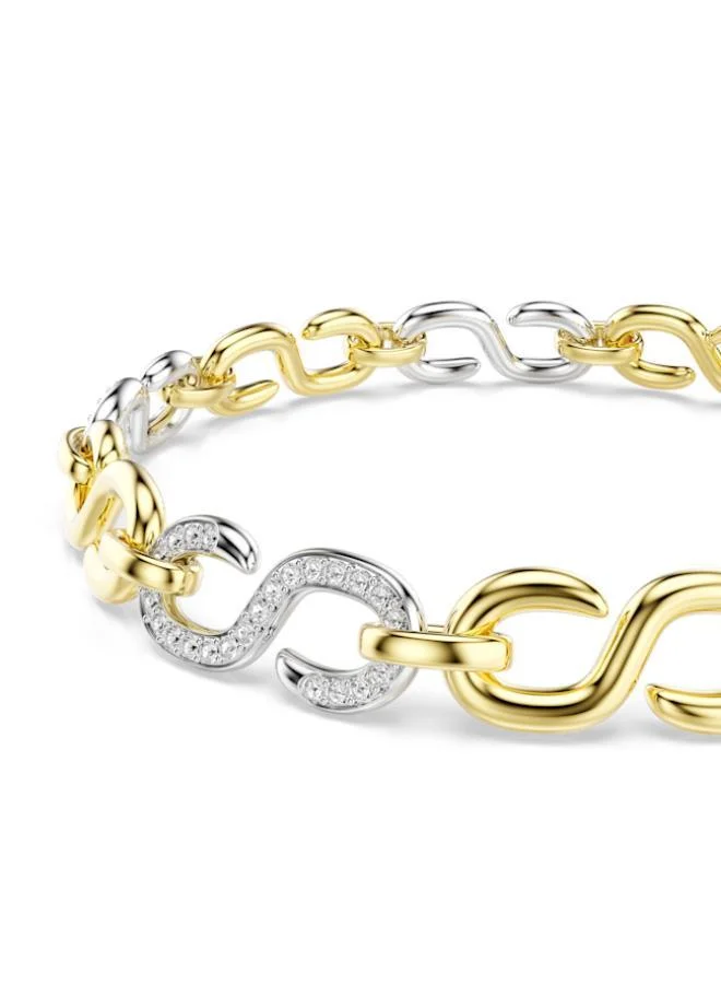 SWAROVSKI  Dextera Medium Crystal Mixed Plating Chain Bracelet for Women | Best Price UAE